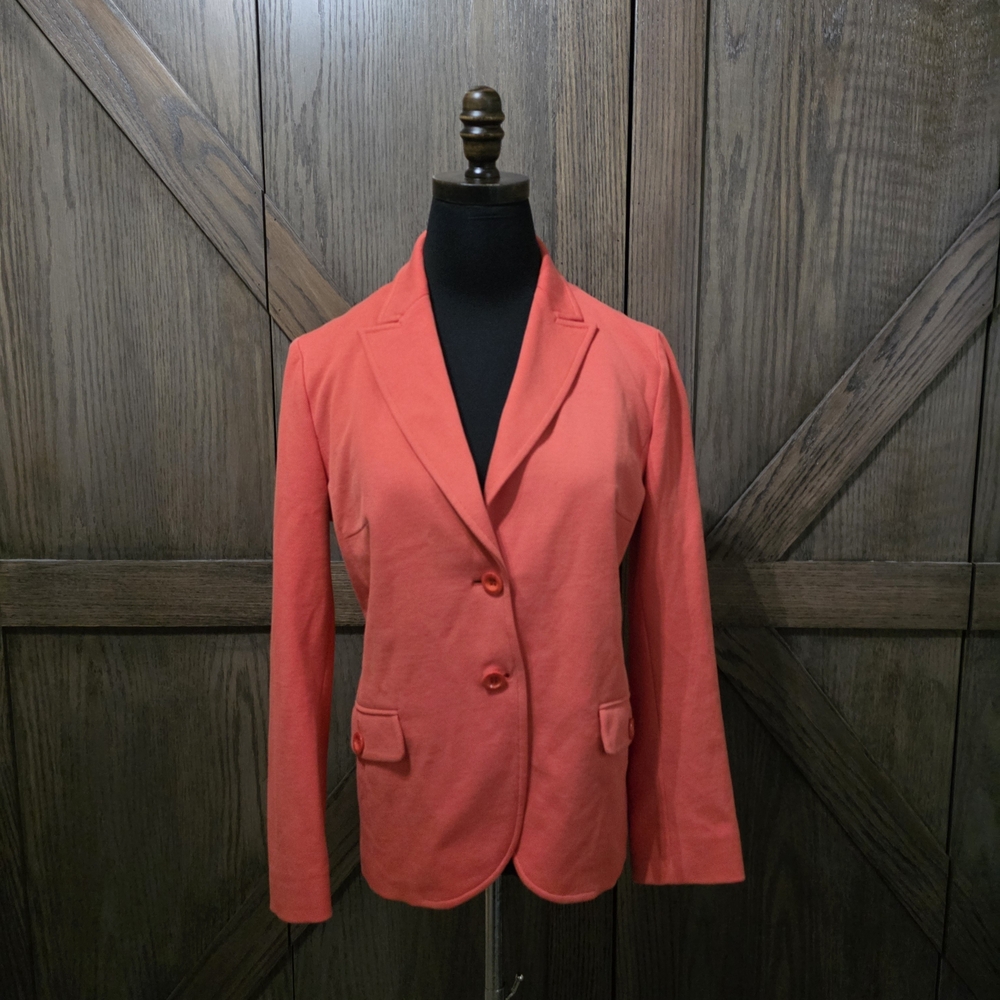 Bogner Cotton Orange Blazer
